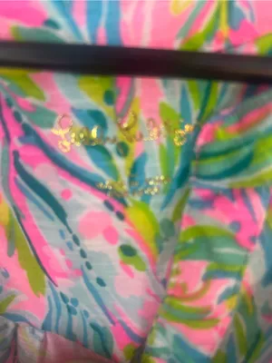 Lilly Pulitzer Sleeveless Pink Floral-Print Women's Top thumbnail 3