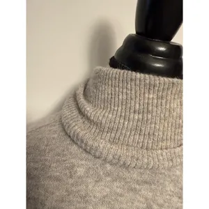 J.Crew‎ Womens Heather Gray Merino Alpaca Blend Turtleneck Sweater Dress thumbnail 3