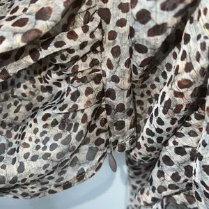 Zara Leopard Print Sheer Cropped Top Size Small thumbnail 7