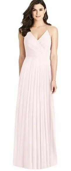 DESSY COLLECTION - Lux Chiffon Ruffled Strap Cutout Wrap Maxi Dress thumbnail 1