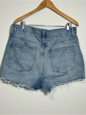 Madewell Distressed The Perfect Jean Short size 32 thumbnail 2