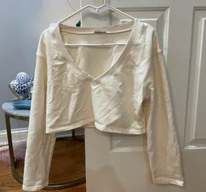 For Love & Lemons Sweatshirt Cropped off shoulder thumbnail 1