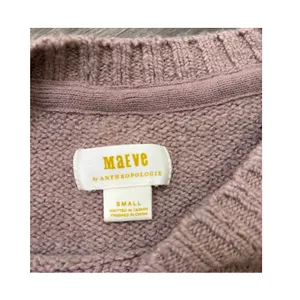 Maeve Anthropologie Knit Sweater Pink Crewneck Pullover Size Small thumbnail 3