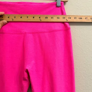 Beyond Yoga 7/8 Leggings Electric Pink Space Dye Womens Large High Waisted‎ thumbnail 10