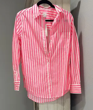 NWT A New Day Women's Slim Fit Boyfriend Button Up thumbnail 1