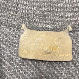 Bogner mohair wool blend crop cardigan puff sleeve 38 US 6 thumbnail 2