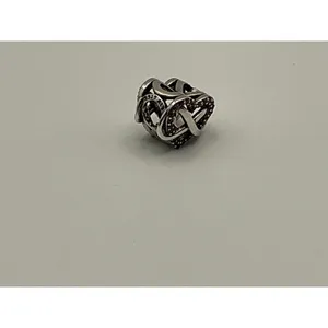 Pandora Infinity Love Knot Charm Pink CZ Sterling Silver S925 ALE thumbnail 4