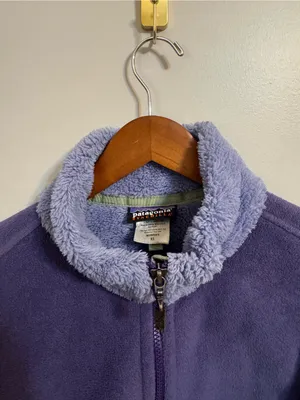 Vintage Patagonia Synchilla Women’s XL Purple Fleece Jacket Costa Rica thumbnail 4