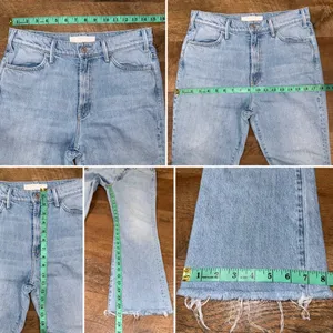 Mother Superior The Hustler Ankle Fray Home on the Range Light Blue Jeans thumbnail 9
