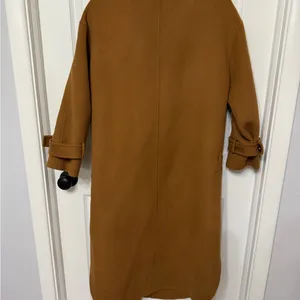 LATTELIER side slit double breasted wool coat in camel brown tan size‎ small thumbnail 7