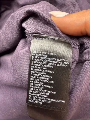 The North Face women's Medium Flashdry Purple Quarter-Zip Performance Top thumbnail 5