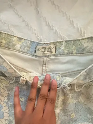 free people jean shorts thumbnail 3