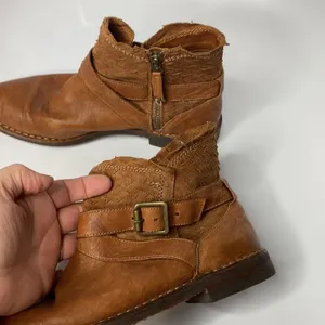 Trask Alexa booties leather boots size 8‎ Brown thumbnail 6