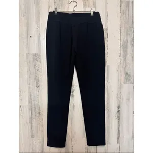 Black Stretch Dress Pants Women’s Plus Size 1XL 2XL Pull On Slim Fit Work Leggin thumbnail 2