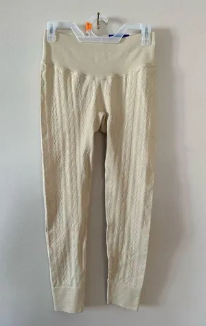 Women’s JoyLab cream high rise thick leggings M NWT thumbnail 1
