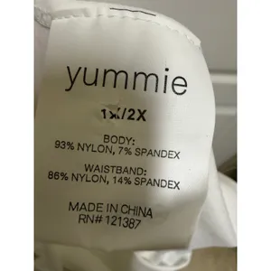 Yummie White Seamless Shaping‎ Tank Top Reversible Scoop V Neck Womens 1X 2X NWT thumbnail 6