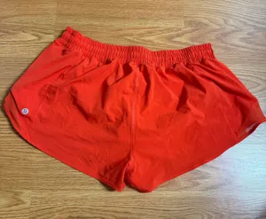 Lululemon Hotty Yellow Orange 2.5" Hot Shorts 8 thumbnail 1
