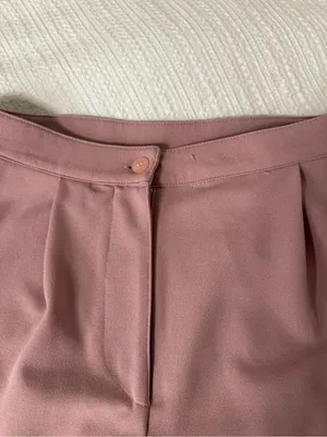 Good Luck Gem Tailored High-Rise Trousers in Mauve Pink thumbnail 2