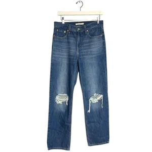 Levi’s low pro straight jeans‎ ripped knee Sz 28 thumbnail 4