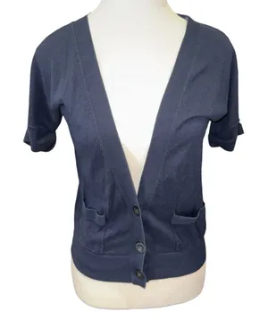 American Eagle Classic short sleeve cardigan thumbnail 1
