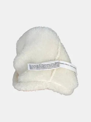 PINK by Victoria's Secret Cream Fuzzy Co-ZZZy Fleece Bralette - XL thumbnail 7