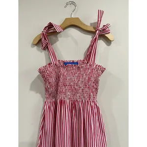 Maxwell Geraldine Brooke Red Gingham Midi Dress Sz S Cottagecore Cotton thumbnail 5