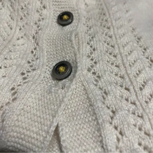 Boden Mini Off Cream Knit‎ Cardigan Sweater size 6-7 yrs thumbnail 5
