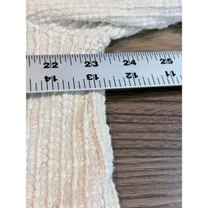 Free People Beach Cardigan Beige Textured Knit Balloon Sleeve Size S thumbnail 7
