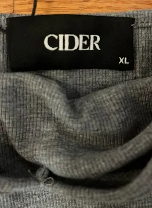 Cider grey ribbed halter top- thumbnail 3