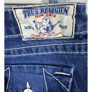 True Religion Becky Jeans Womens 30 Excellent‎ Bootcut Big T Stitching thumbnail 5
