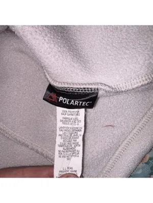 L.L.Bean Women's Polartec Large Fleece Jacket Cozy Regular Outdoor Grey Full Zip thumbnail 5