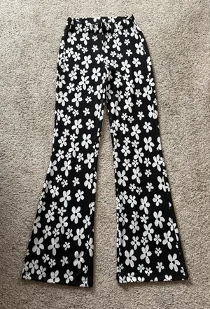 Urban Outfitters Floral Flare Pants thumbnail 1