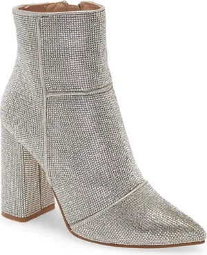 Steve Madden Noticed-R Crystal Booties thumbnail 1