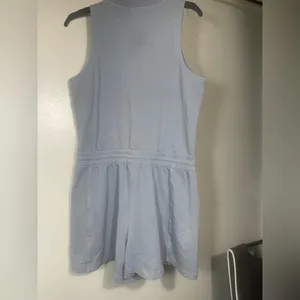 Athleta L Retroterry Romper Storm Cloud Garment Dye Grey891762002 XL/TG thumbnail 5