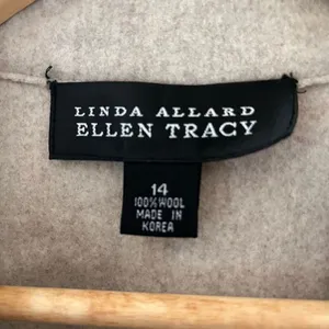 Linda Allard x Ellen Tracy 100% wool full zip women’s jacket size 14 thumbnail 7