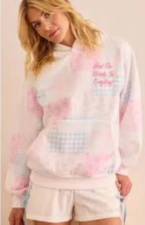 Altar’d State Find The Beauty In Everything Patchwork Pastel Hoodie thumbnail 1