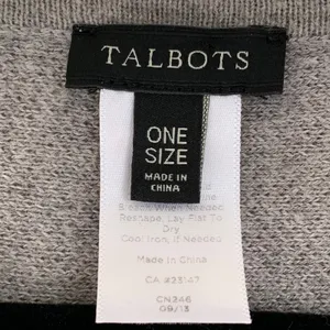 Talbots Colorblock Striped Pullover Poncho Top‎ Crew Neck OS Lagenlook Flowy thumbnail 6