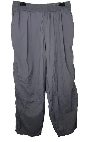 Daily Practice Anthropologie Wide-Leg Pants Gray Athleisure Women's Size Medium thumbnail 1