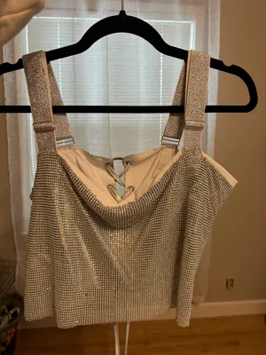 Rhinestone Crop Top thumbnail 4