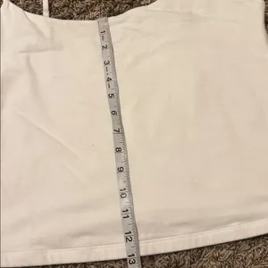 Abercrombie & Fitch Tank Cropped Cami White XL thumbnail 4