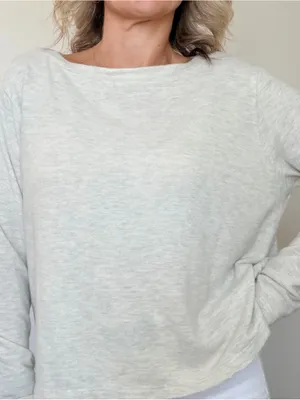 New Project Social T Boatneck Long-Sleeve Top thumbnail 6
