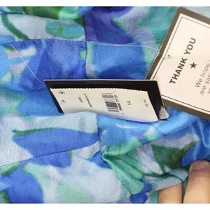 NWT Taylor Womens Twisted Halter Printed Gown Dress 9185S Sapphire Blue 14 thumbnail 6