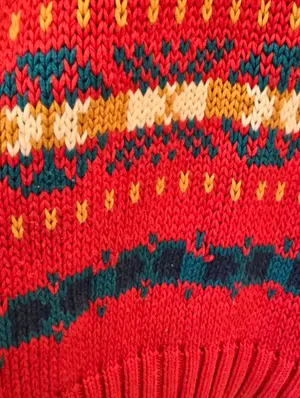 {XL} Vintage GAP Nordic Fair Isle Chunky Knit Sweater Holidays Festive thumbnail 9