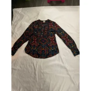 Converse Sheer Floral Long Sleeve Blouse M Cottagecore Dopamine Coquette Girl thumbnail 3
