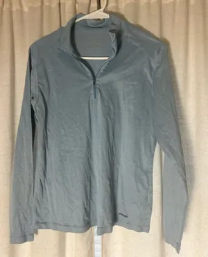 Patagonia Sky Blue Quarter-Zip Top thumbnail 1