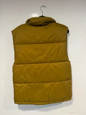 Aerie‎ Offline Puffer Vest in Mustard Yellow thumbnail 3