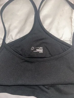 OFFLINE by Aerie Black Tank Top thumbnail 3