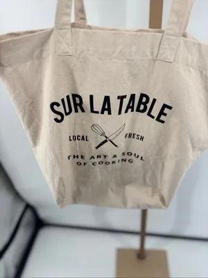 Sur La Table Local Fresh The Art & Soul of Cooking Graphic Print Canvas Tote Bag thumbnail 7