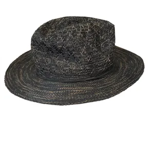 Free People Montana Woven Hat Heather‎ Black One Size thumbnail 3