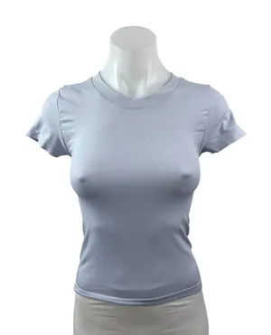 Aritzia Sunday Best Sinch Seamless Women's Short Sleeve Crop Tee T-shirt Top S thumbnail 1
